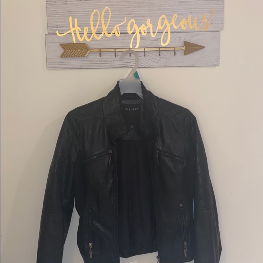Faux Leather Jacket